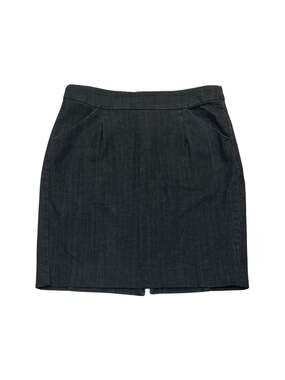 J.Crew Dark Wash Denim Stretch Pencil Skirt Size 14